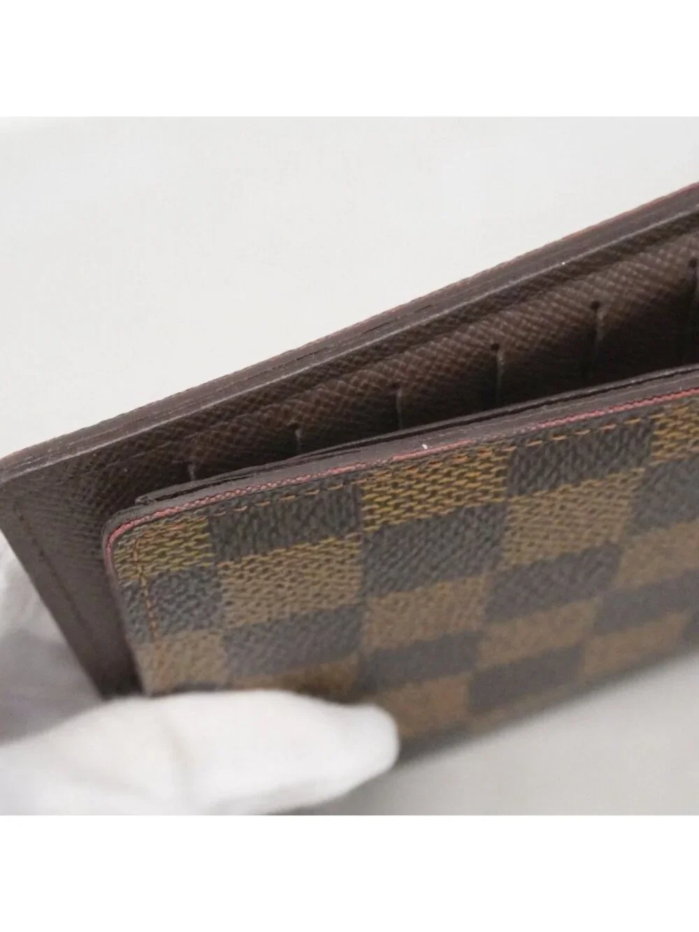 Louis Vuitton Wallet Damier Portefeuille Brazza Ebene